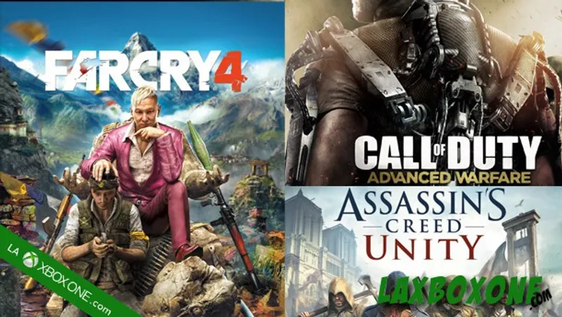 Les grosses sorties xbox one en cette fin d'annee 2014