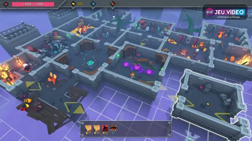 My Infamous Dungeon, donjon fantastique et créatures dans le visuel officiel