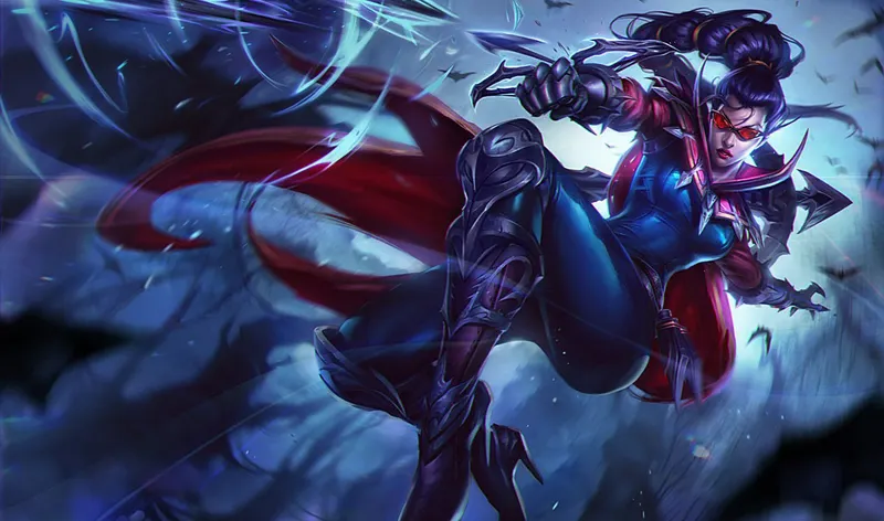 Vayne dans League of Legends utilisée pour illustrer les réglages de souris nécessaires au kite et aux petits déplacements répétés
