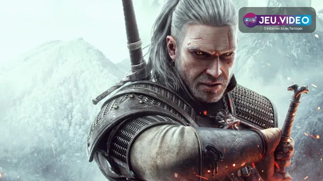 Geralt dans The Witcher 3 prêt au combat avec un build alchimie centré sur potions et épées