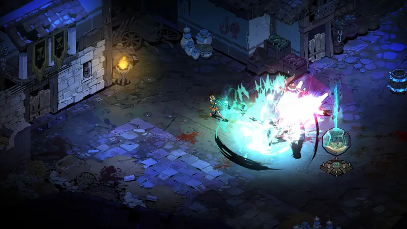 Écran de Hades II montrant Melinoë et les effets de combat à choisir pour orienter un build pendant une tentative