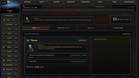 Grim Reach Idle : visuel officiel du RPG dark fantasy sur Steam
