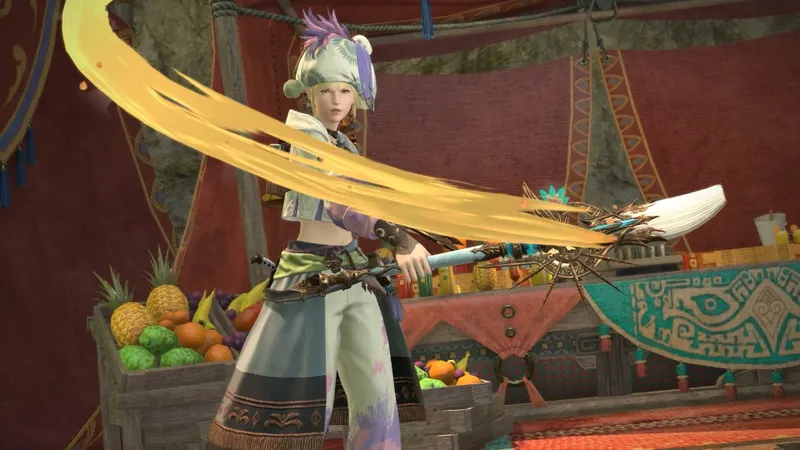 Capture officielle de Final Fantasy XIV montrant le contexte de gameplay pour l'étape 4 du guide joueur