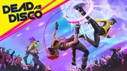 Dead as Disco en accès anticipé montrant Charlie Disco dans le key art officiel néon