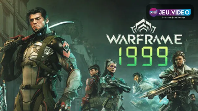 Visuel officiel de Warframe montrant des Tenno équipés d’armes principales, secondaires et de mêlée.