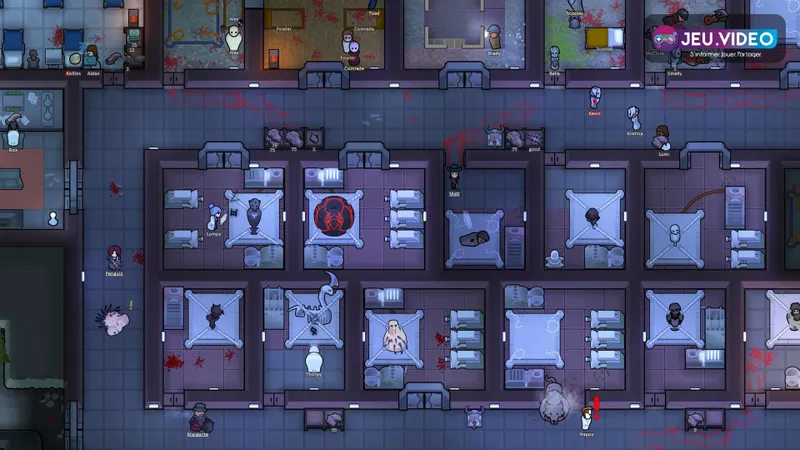 Installation de confinement RimWorld Anomaly avec plusieurs cellules pour capturer et étudier les entités sans exposer la colonie