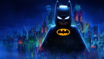 LEGO Batman PS5 montrant Batman devant Gotham City dans Legacy of the Dark Knight