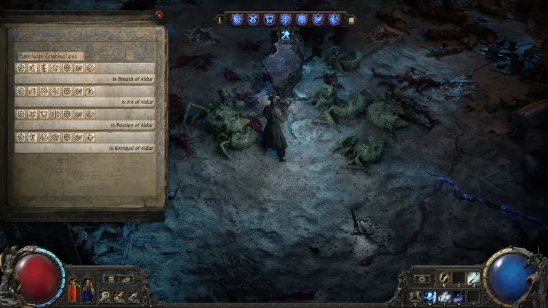 Capture officielle de Path of Exile 2 montrant le contexte de gameplay pour l'étape 2 du guide joueur