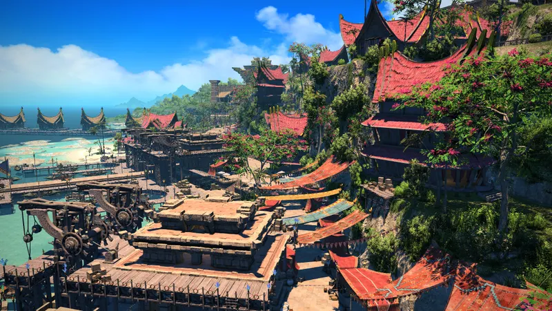 Capture officielle de Final Fantasy XIV montrant le contexte de gameplay pour l'étape 1 du guide joueur
