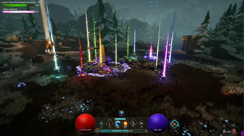 Capture officielle de Dwarven Realms montrant le contexte de gameplay pour l'étape 1 du guide joueur