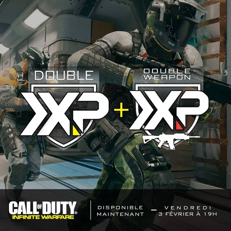 Semaine double XP du 28 janvier au 3 février