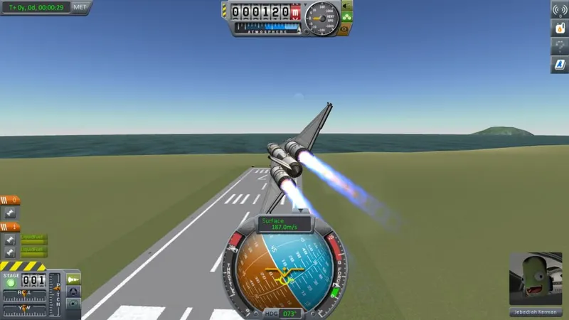 Une simulation spatiale à l'allure de petits hommes verts !