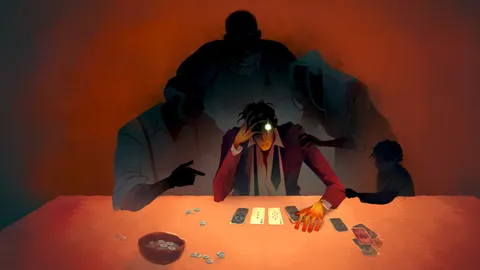 Black Jacket date de sortie avec table de blackjack infernale et titre du jeu