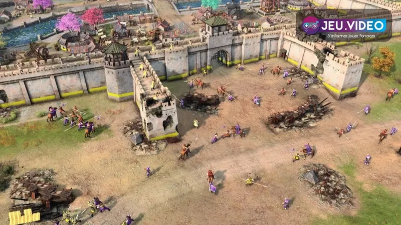 Yue Fei's Legacy montre une bataille de grande ampleur dans Age of Empires IV