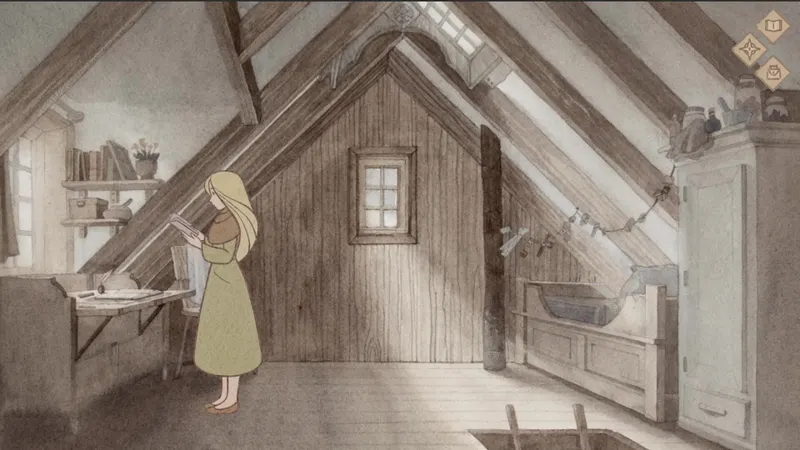 Capture officielle de The Land Forgotten montrant un environnement de ruines et de signes