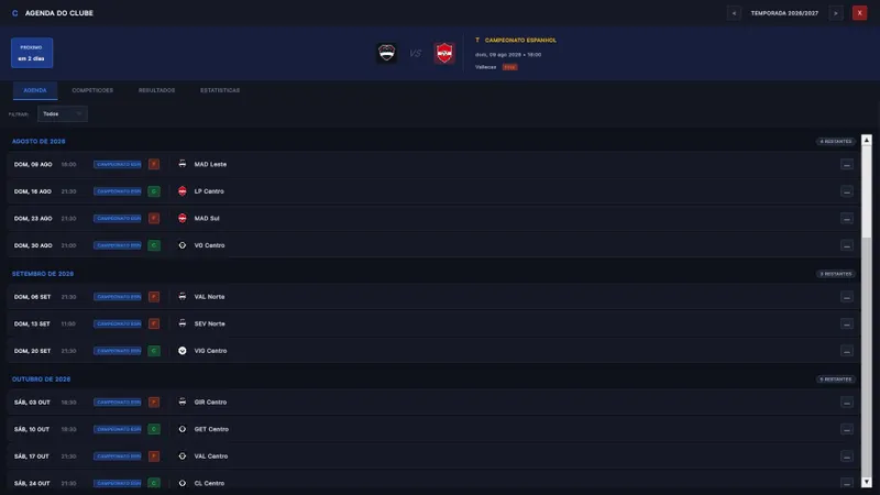 Empire Eleven 2026 : capture officielle Steam du jeu