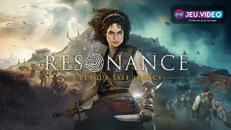Sophia sur le key art officiel de Resonance A Plague Tale Legacy