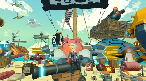 Visuel officiel paysage de Fish Bone montrant l’univers d’exploration maritime du jeu