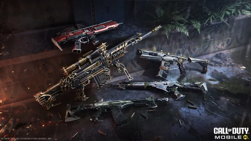 Call of Duty Mobile progression et équipement dans les menus