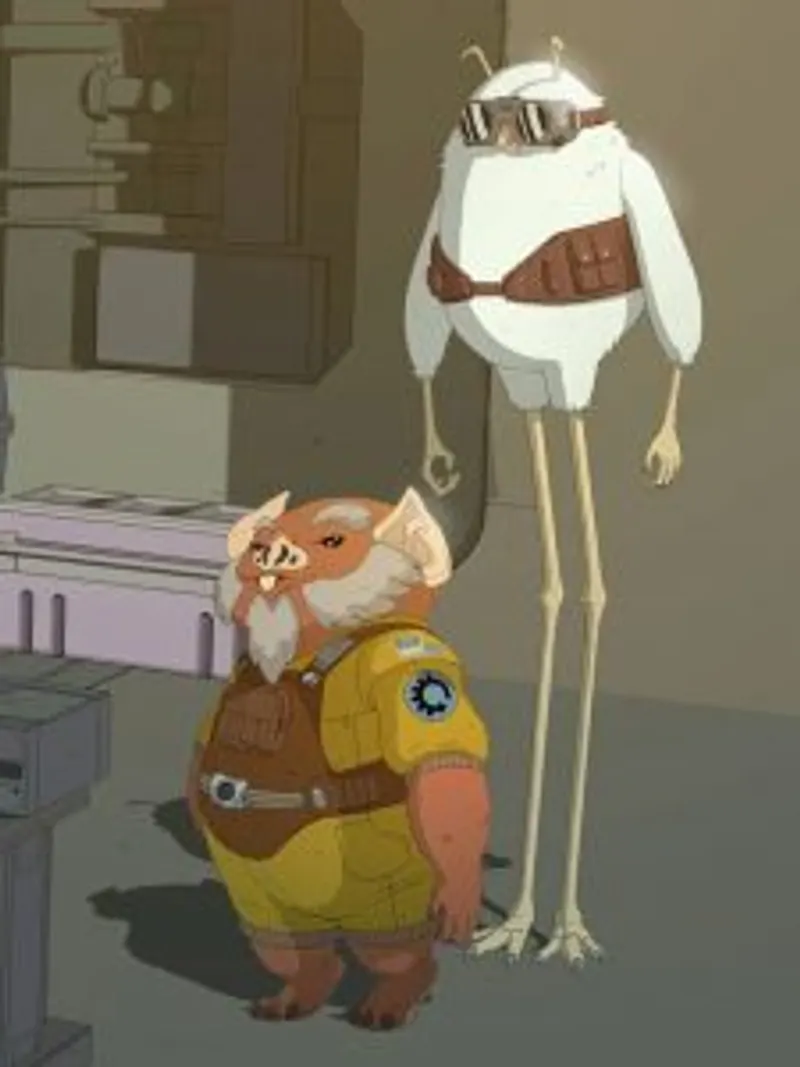 Star Wars Resistance Orka et Flix