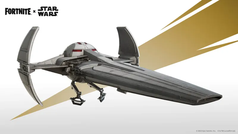 Planeur Sith Infiltrator de Fortnite lié aux anciennes récompenses Maul à vérifier avant d