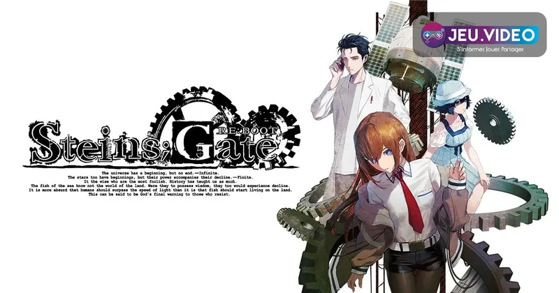 STEINS;GATE RE : BOOT date de sortie avec le key art officiel et le logo du jeu