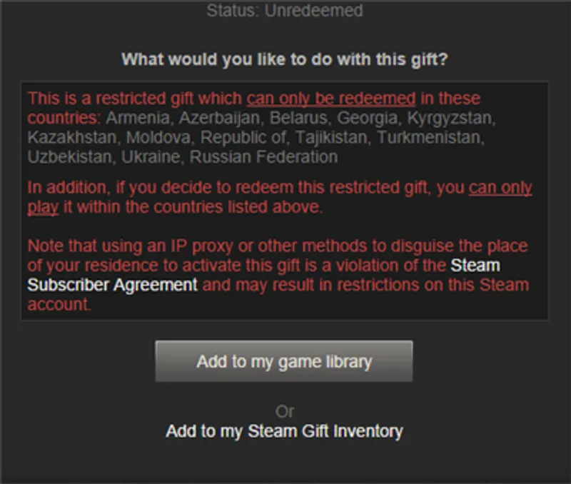 Steam Gift