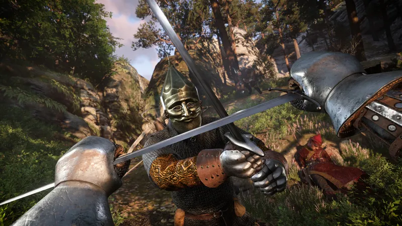 Capture officielle de Kingdom Come : Deliverance II montrant le contexte de gameplay pour l'étape 1 du guide joueur