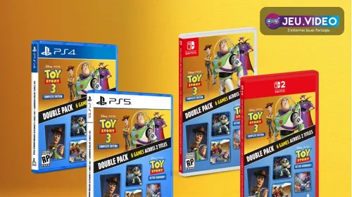 Toy Story Retro Roundup montrant Woody Buzz et les jeux classiques confirmés