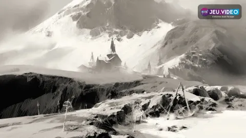 Illustration officielle de Diablo IV montrant Sanctuary avant une progression de Barbare