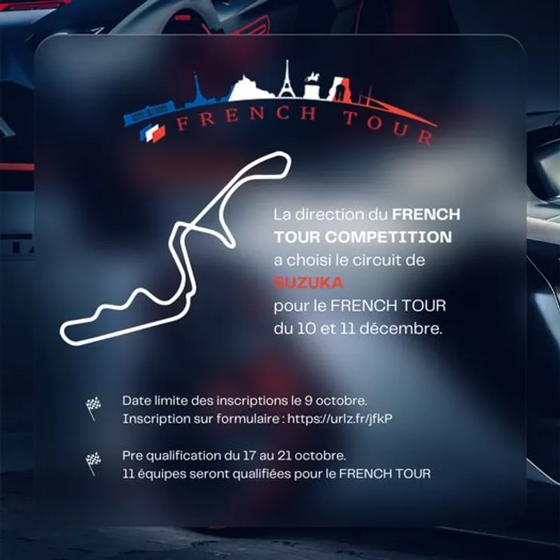 French Tour Compétition 2022 Montpellier du 10 au 11 décembre 2022 Circuit Suzuka