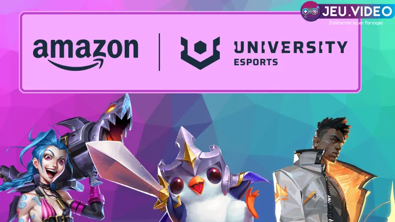Amazon UNIVERSITY Esports annonce son retour: Près de 150 universités et écoles supérieures françaises participantes!
