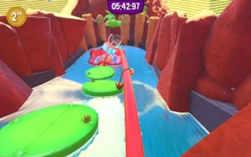 L'aquaparc dans Fling to the Finish