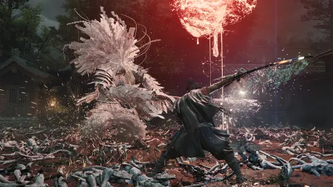 Onimusha Way of the Sword, scène officielle de jeu en paysage