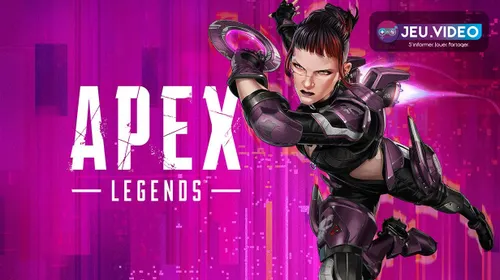 Visuel officiel Apex Legends montrant une légende en action pour illustrer les réglages FPS, visibilité et sensibilité