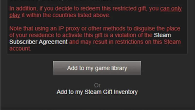 Les vendeurs de Steam Gift dans le collimateur de Valve