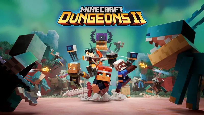 Imagen oficial de Minecraft Dungeons II utilizada como contexto de gameplay para la sección 2 del artículo