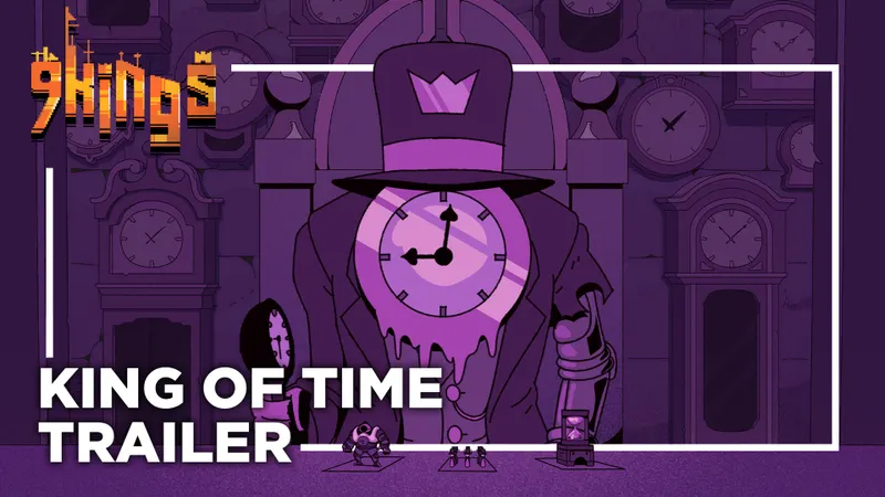 9 Kings King of Time avec le roi horloge dans une image officielle Steam