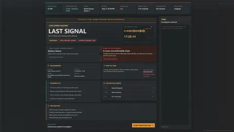 Accident Investigator Simulator : Black Box, scène officielle d’enquête