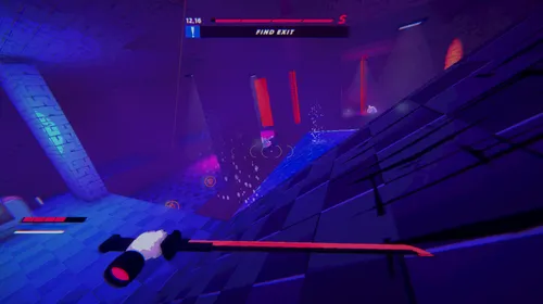 RHYTHMKILL : visuel officiel d’une arène néon et de l’action rythmique