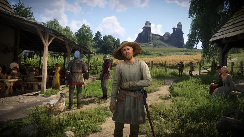 Capture officielle de Kingdom Come : Deliverance II montrant le contexte de gameplay pour l'étape 2 du guide joueur