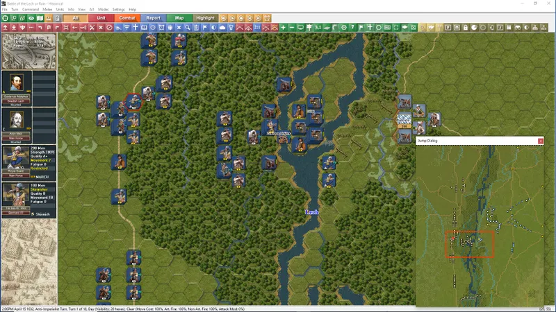 Thirty Years War : interface officielle de stratégie militaire
