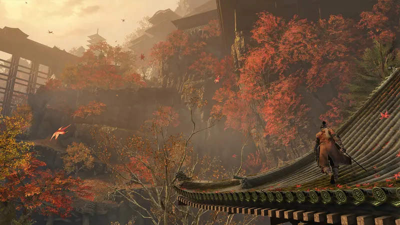 Capture officielle de Sekiro : Shadows Die Twice montrant le contexte de gameplay pour l'étape 4 du guide joueur