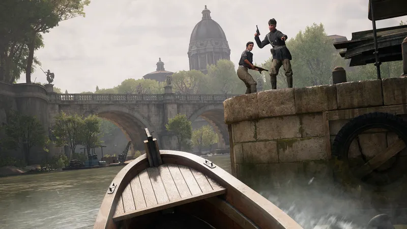 Canal de Rome dans The Order of Giants avec une route de progression à sécuriser