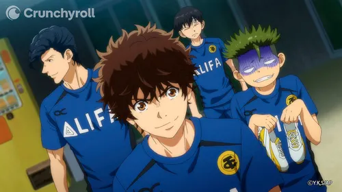 Aoashi saison 2 : Ashito et ses coéquipiers réunis sur le terrain
