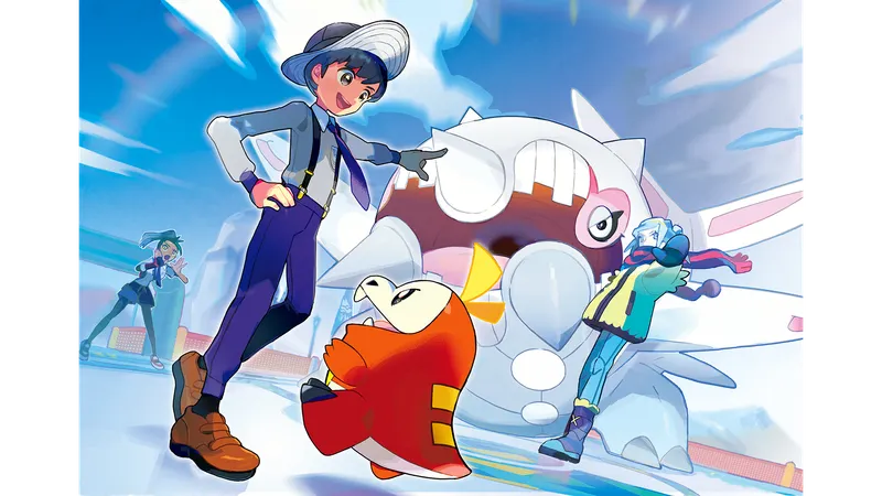 Écran officiel de la Route Victoire dans Pokémon Écarlate et Violet montrant les Arènes à utiliser pour tester une équipe débutant