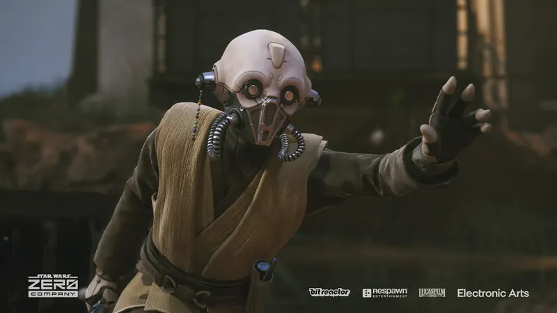 Star Wars Zero Company avec un personnage masqué présenté dans une scène officielle