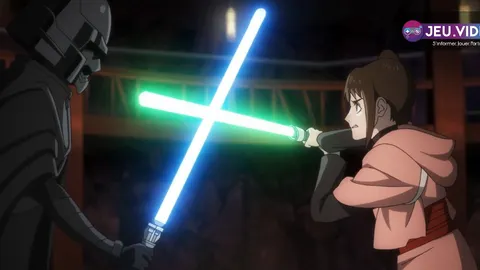 Sabres laser dans le trailer de Star Wars Visions Presents The Ninth Jedi