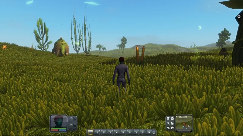 interface utilisateur planet explorers