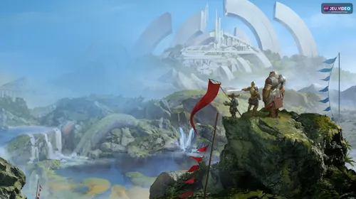 Guild Wars 3 trailer avec le logo officiel et le monde d’Orr en arrière-plan
